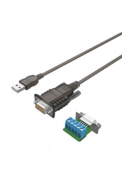 Unitek Convertor/Adaptor USB 2.0 la RS422/RS485 DB9M cu chipset FTDI, 1,5m