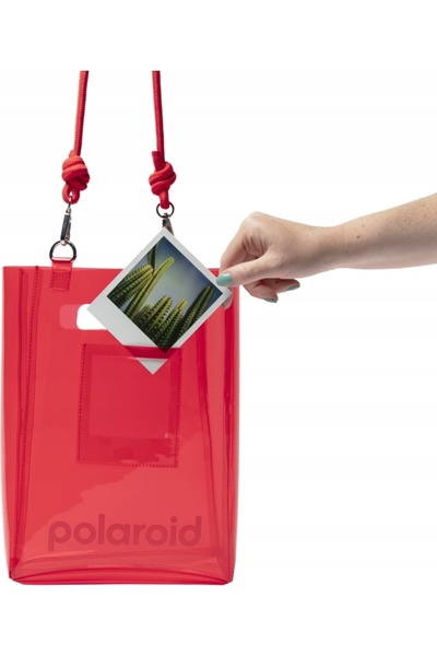 Polaroid Geantă tip găleată roșie