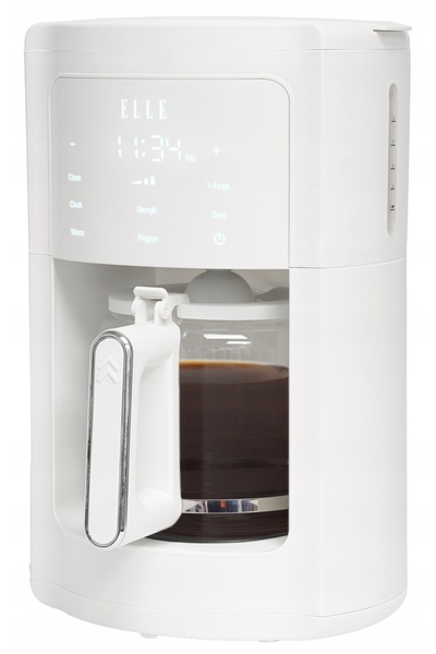 ELLE Aparat de cafea cu filtru alb de 1.8L