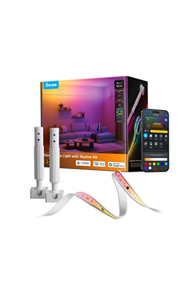 NO BRAND Govee H61B8 RGBICWW Skyline Strip Light Bandă LED Wi-Fi 2.4GHz Bluet...