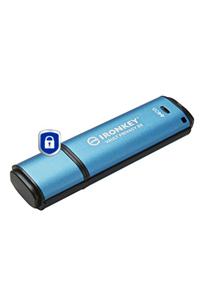 Kingston IronKey Vault Privacy 50 64GB USB 3.0 Criptat AES pe 256 biți