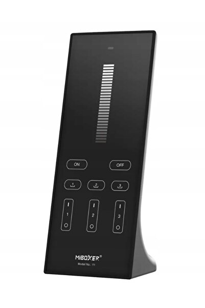 NO BRAND PILOT Y1 VERTICAL NEGRU 3 ZONE PENTRU LED MONO DIMMER Miboxer MiLight