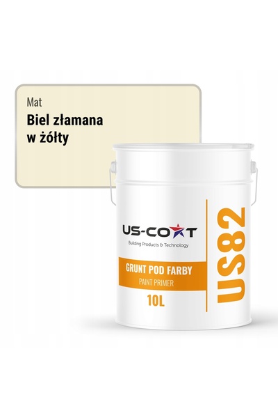 NO BRAND GRUNT PRIMER PENTRU VOPSEA DE FAȚADĂ SILICONIC ALB GALBEN RUPT F641 10L