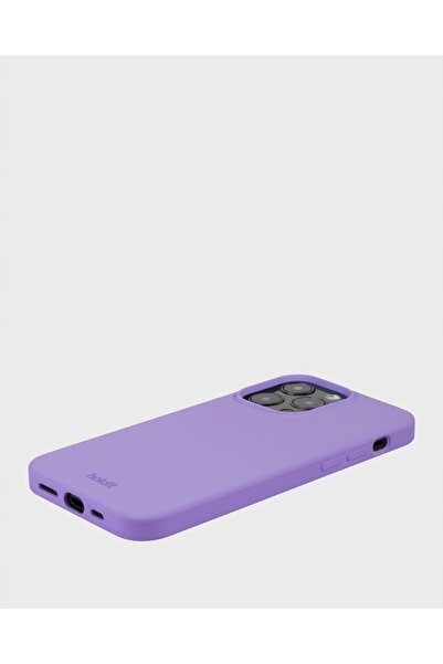 NO BRAND Husă Holdit din silicon pentru iPhone 14 Pro Max, Mov strălucitor