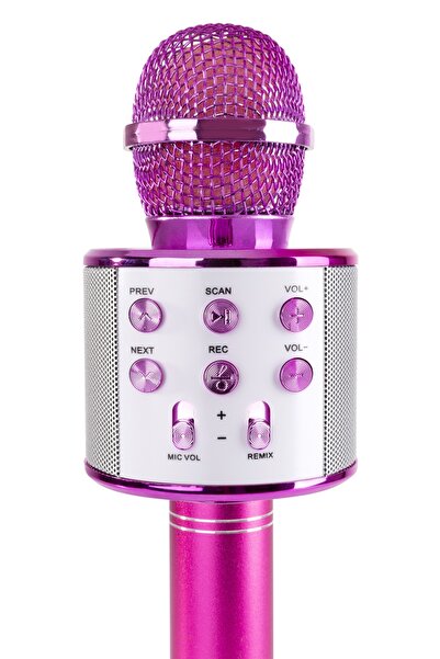 NO BRAND Microfon wireless cu difuzoare BT MP3 Karaoke