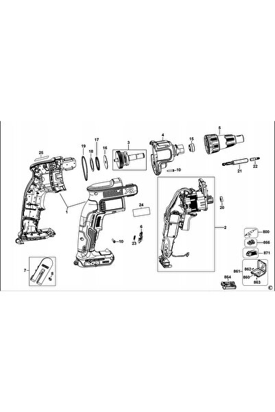 NO BRAND ADAPTOR DE ȘURUBURI DEWALT N435495 PENTRU DCF620/21