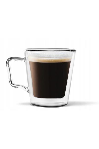 NO BRAND VIALLI 4 pahare termice duble pentru cafea și ceai DIVA, 250 de ling...