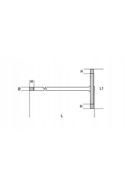 NO BRAND Beta 951TX T9 tip cheie cu profil Torx 951TX/09