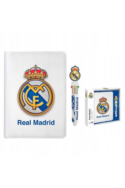 NO BRAND Set 2-în-1 Real Madrid: Pix și Carnet, Articole de Papetărie și Acce...