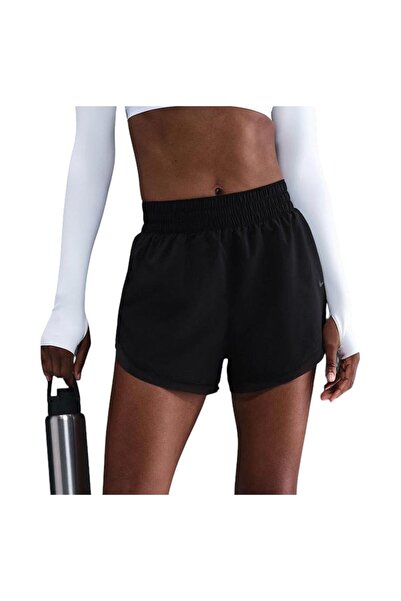 Nike Γυναικεία Σορτς One Dri-FIT Χαλαρά 3'' με Επένδυση L
