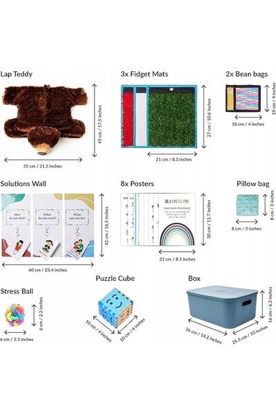 NO BRAND HASEL TABLETS SET DE ACCESORII JUCĂRII PENTRU COPII CU AUTISM ȘI ADHD