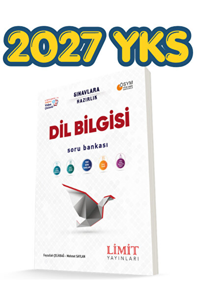 Limit Yayınları Limit TYT - AYT Dil Bilgisi Soru Bankası Sınava Hazırlık 2027...