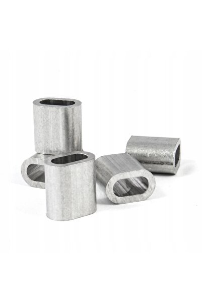 NO BRAND Manșon de aluminiu Conector Clemă de cablu 1,5mm 200 bucăți