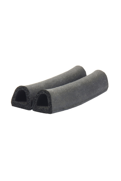 NO BRAND Bandă adezivă fonoizolantă pentru uși și ferestre 14x12mm D Negru 40m
