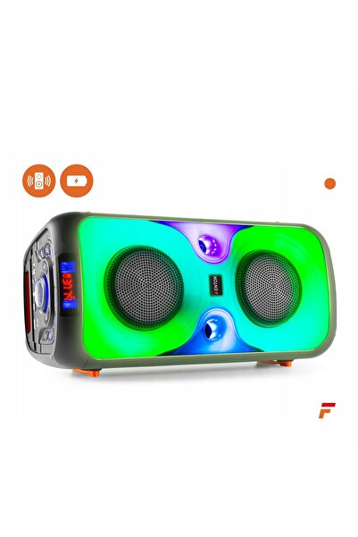 NO BRAND Boxă portabilă BoomBox karaoke lumini LED împerechere stereo microfo...
