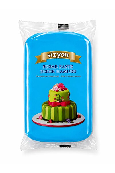 VİZYON Pastă de zahăr albastră 1 kg