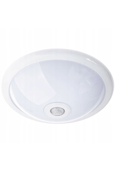NO BRAND Plafonieră rotundă pentru două becuri E27 cu senzor de mișcare 4982 LVT