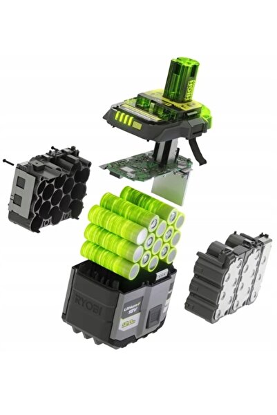 Ryobi ACUMULATOR Litiu+ ENERGIE ÎNALTĂ 12,0Ah 18V ONE+ RB18120T + ÎNCĂRCĂTOR