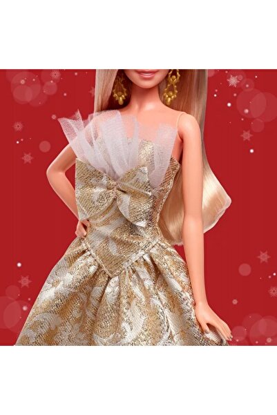 Barbie Păpușă de Crăciun emblematică JBH95