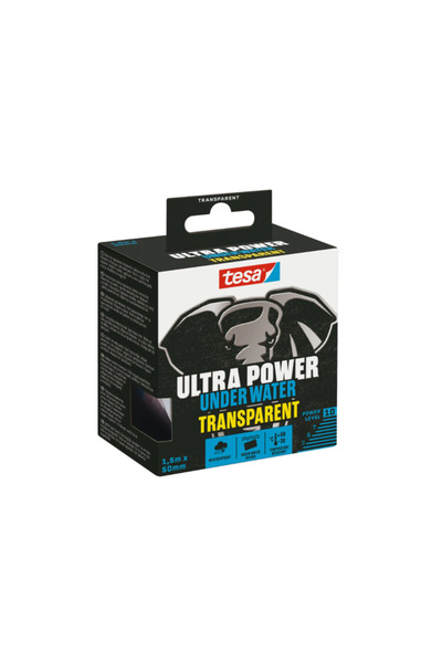Tesa Bandă de reparații Ultra Power Under Water, transparent, 1.5m x 50mm - 5...