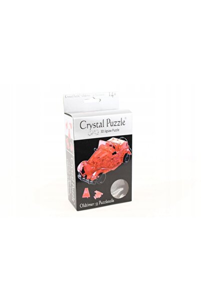 NO BRAND Puzzle de cristal Mașină Roșu Bard