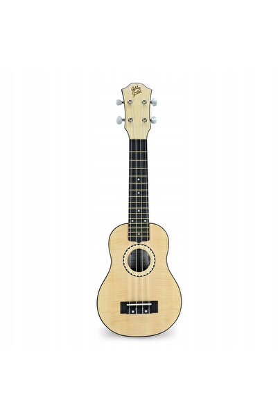 NO BRAND Ukulele soprano, lemn deschis, 21 de corzi Aquila + accesorii complete