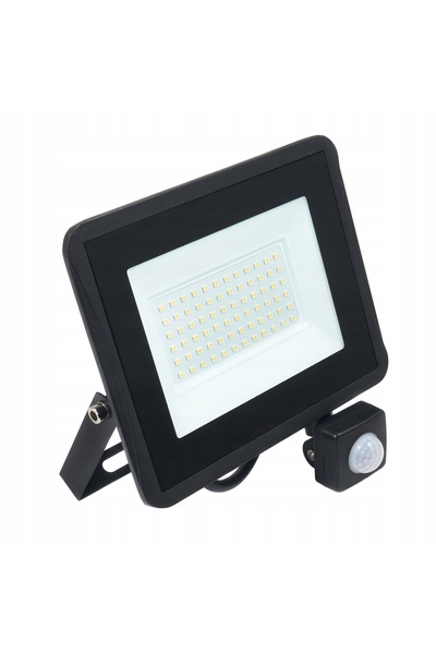 NO BRAND Proiector halogen cu LED de 50 W, cu senzor de mișcare PIR, culoare ...