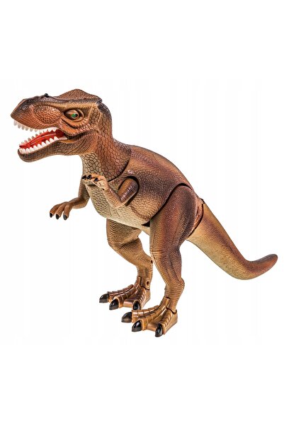 NO BRAND Dinozaur T-Rex mare cu telecomandă, care merge, rage, luminează și s...