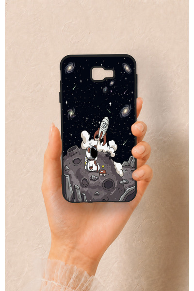 Vip Case Samsung J7 Prime Uyumlu Uzay Astronot Desenli Silikon Kılıf