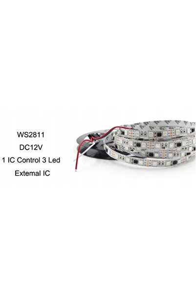 NO BRAND Set bandă LED 5m SMD 300D RGB 12V Pixel Magic Controler Muzical DIGITAL