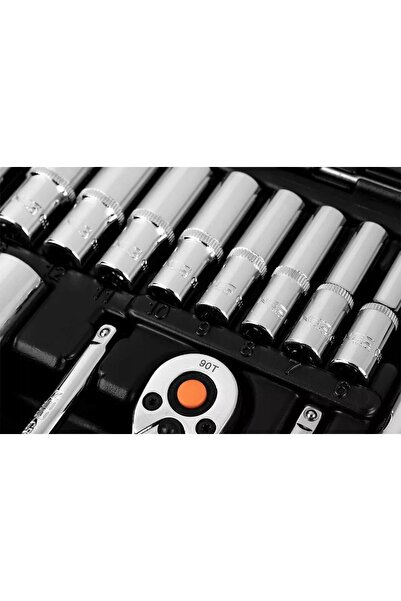 NEO Tools Chei NEO 110 el. Valiză cu 12 piese: chei tubulare și inelare 1/4 ș...