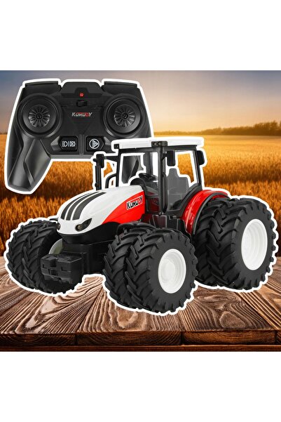NO BRAND Tractor RC mare cu telecomandă, set 2-în-1 + Distribuitor