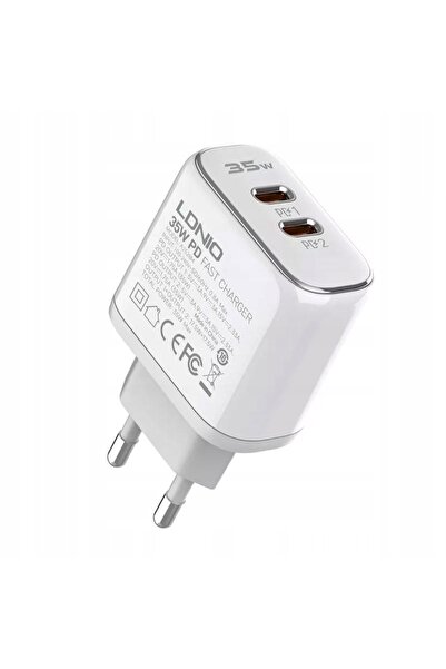 NO BRAND ÎNCĂRCĂTOR ADAPTOR DE ALIMENTARE LDNIO 2USB-C PENTRU APPLE IPHONE IP...