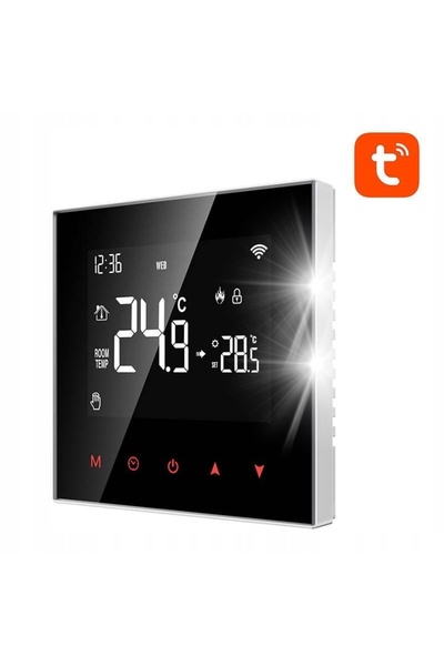 NO BRAND Termostat AVATTO pentru centrală CWU ZWT100 ZIGBEE TUYA 3A cu contro...