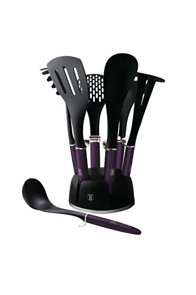 Berlinger Haus Set de ustensile de bucătărie cu suport rotativ, 7 piese
