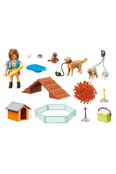 Playmobil Set cadou TRESERKA CĂȚELE, cadou pentru copii + accesorii