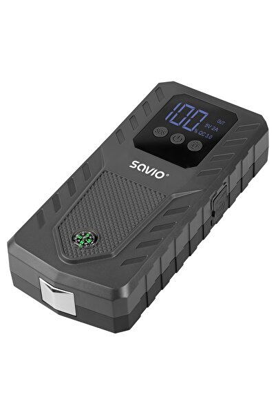 Savio JS-01 10000mAh 37Wh Dispozitiv de pornire de urgență cu lanternă și bus...