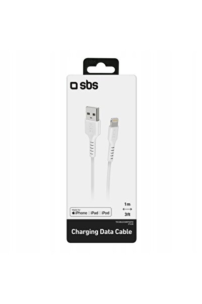 NO BRAND Cablu SBS USB-A la Lightning 1M pentru iPhone 11 12 13 14 15 Încărca...