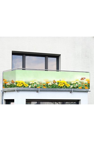 Maximex Prelată pentru balcon, design fluture, 5 m x 85 cm