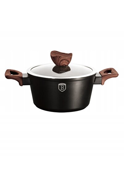 Berlinger Haus SET DE OALE DE 4,1 L CU TIGAIE DE 24 CM, 4 ELEMENTE, EBONY ROS...