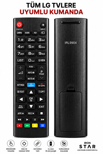 LG kumandası / TV kumandası / televizyon kumandası / TV uyumlu kumanda / akıl...