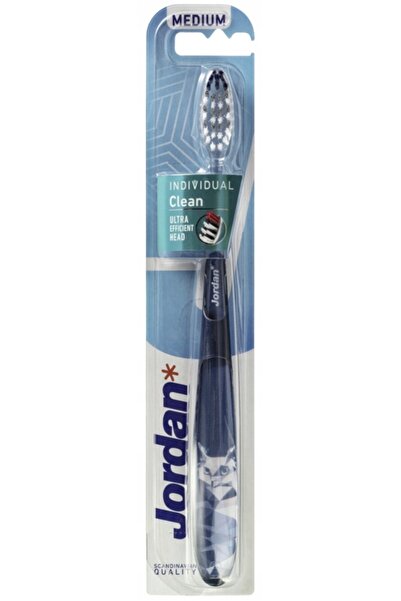 NO BRAND Periuță de dinți Jordan individual clean cu peri medii, 5 bucăți