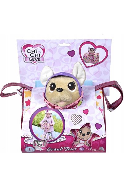 Simba CHI CHI LOVE JUCĂRIE ÎN PUNGĂ SCOOTER COȘ GRAND TOUR JUCĂRIE DE PLUȘ 3+