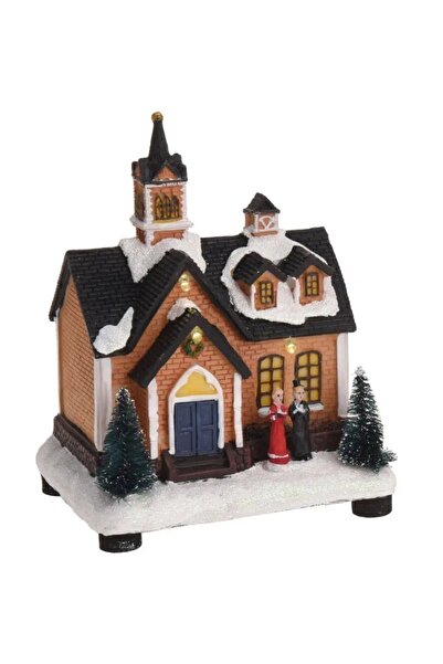 Home Styling Collection DECORAȚII DE CRĂCIUN CĂsuțĂ LED DE IARNĂ 15X12,5X9,5C...