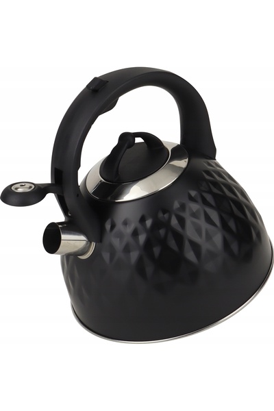 Rossner Fierbător tradițional cu fluier 2,5L Inducție Gaz inox mat