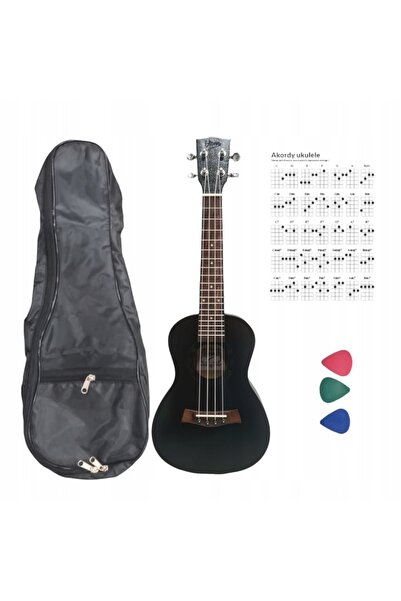 NO BRAND UKULELE PENTRU COPII ACUSTIC DE CONCERT 23 INCI KIT HUSĂ PENE ACORDURI