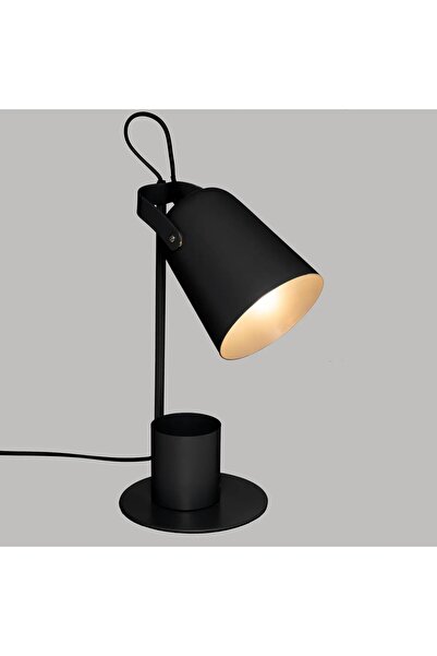 Atmosphera Lampă de birou metalică neagră hig. 34 cm PE BĂNĂ DE BIROU, PENTRU...