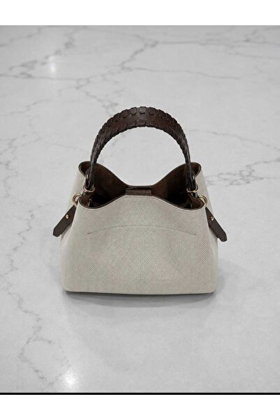 ÖZÜM ÇANTA Women's Stylish Knitted Handle Hand Shoulder Crossbody Bag