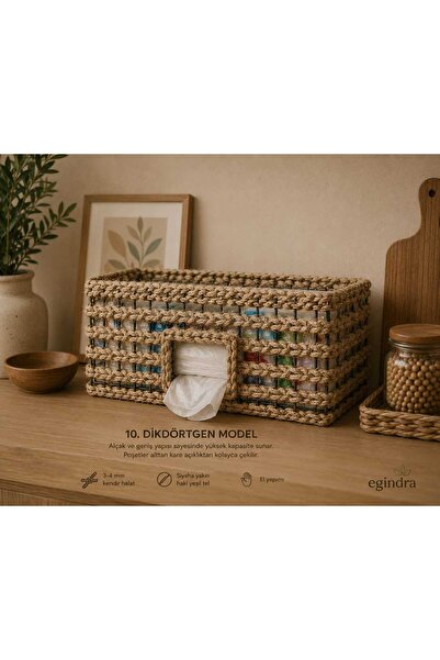 Egindra Wicker Weave Authentic Appearance Handbag Basket Handbag Organizer Ha...