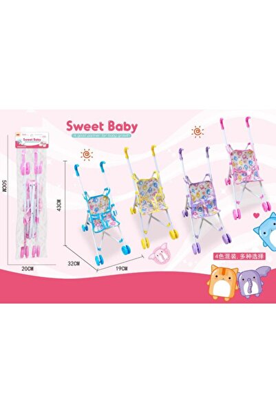 PlayFun Carucior Papusa 517-14 - Jucarie pentru Copii, Companion Ideal de Joa...